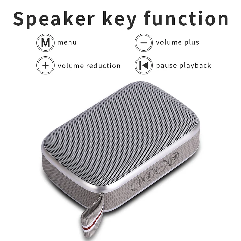 Мини беспроводной динамик музыка саундбокс TF USB Bluetooth колонки | Электроника