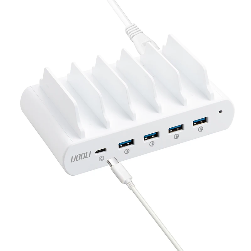 110 Вт 5 портов USB USB-C type-C QC 3,0 Универсальное зарядное устройство для ноутбука зарядная станция для ноутбука Macbook iPhone X/iPhone 8/iPhone xs