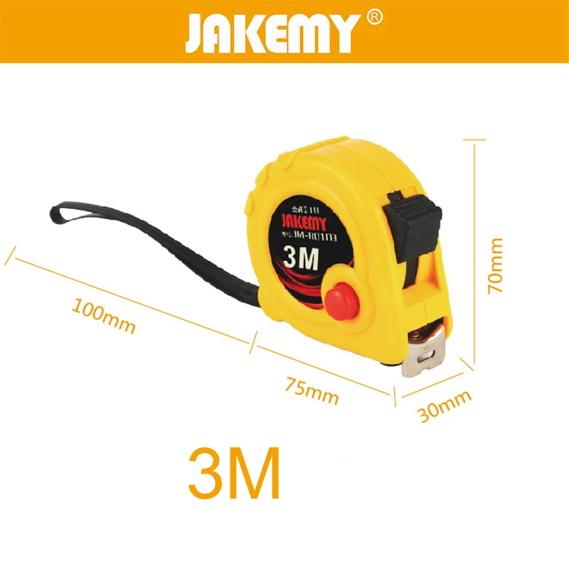 JAKEMY 3 м/5 м Сталь измерения Ленты S Ручные инструменты для деревообработки |