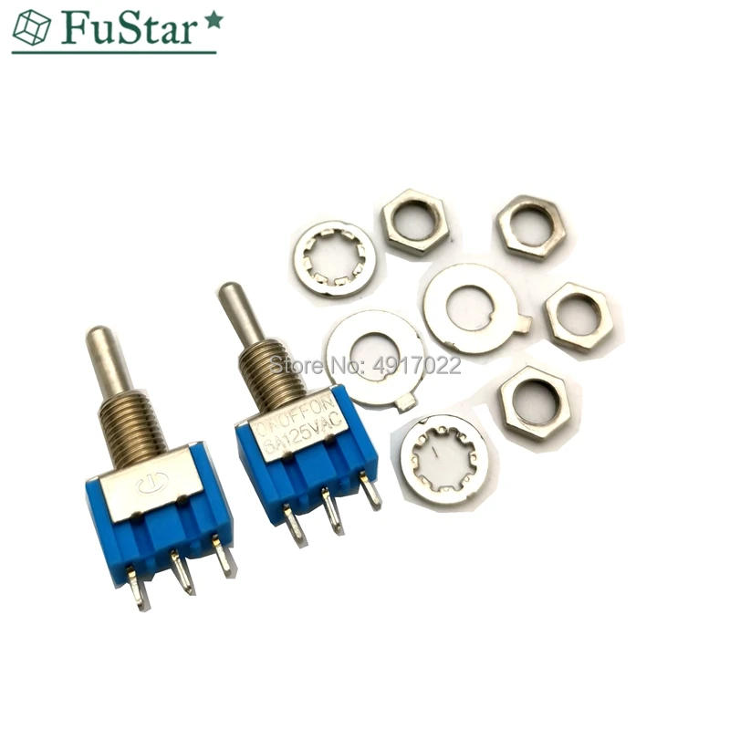 5 шт./лот мини MTS-103 3-контактный SP3T ON-OFF-ON 6A 125V 3A250VAC переключатели хорошего качества