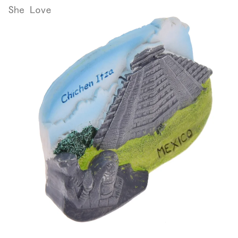 Chzimade Chichen Itza мексиканская смола 3D холодильник дорожный подарок сувенирное