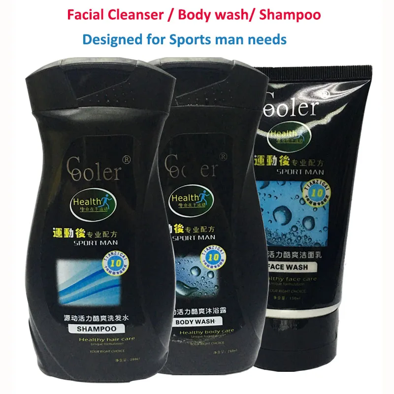 Шампунь & Body Wash умывания Красота уход устанавливает масла Управление увлажняющий