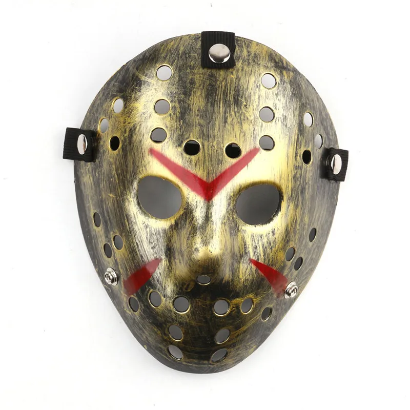 Jason vs Friday 13th Horror Hockey косплей костюм на Хэллоуин убийца маскарадный мяч маска страшная кружевная маска Anonymou маски - Цвет: 3