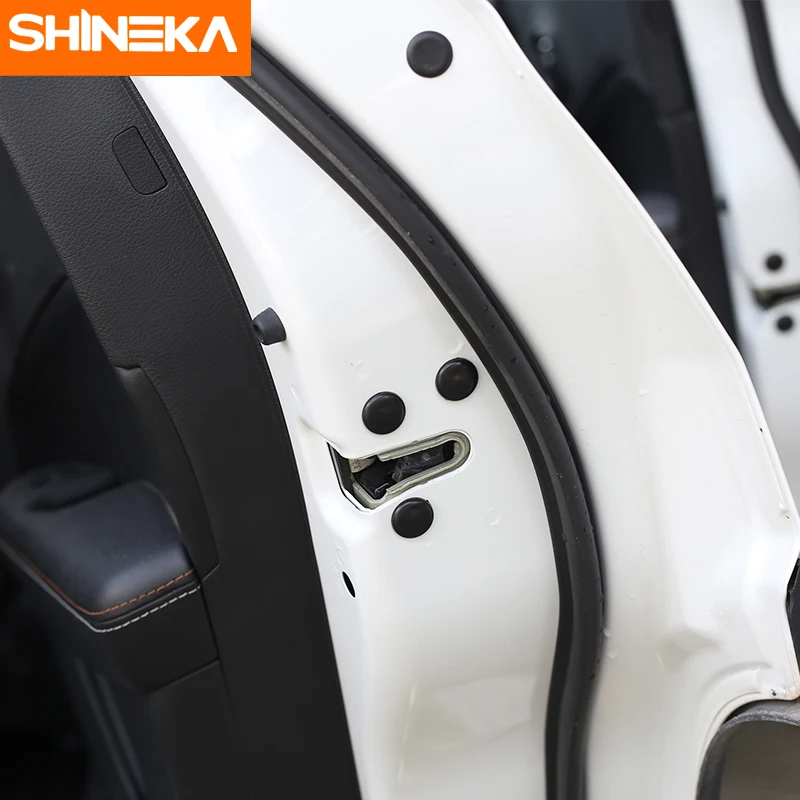 SHINEKA ABS винтовая Защита замка двери салона автомобиля декоративная крышка