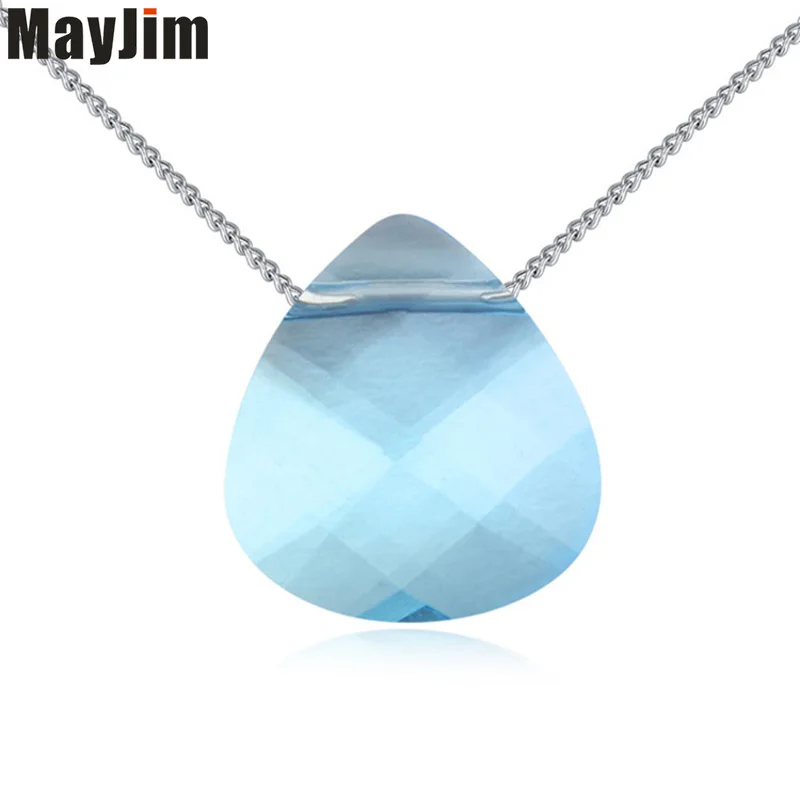 

2018 Crystal Necklaces & Pendants Plated Alloy plating Jewellery & Jewerly Heart Pendant Necklace Women Fashion Jewelry Bijoux