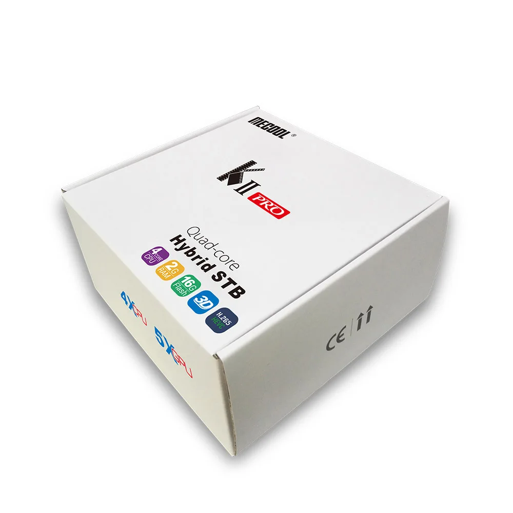 DVB-S2/T2 Mecool KII PRO Android 7,1 tv Box Amlogic S905D K2 PRO QuadCore 2G16G 4K Поддержка NEWCAMD Dual Wifi BT4.0