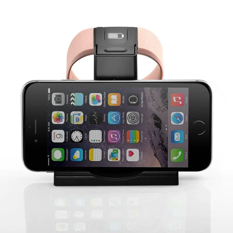 

Kartice Fitbit Charge 2 Charging Stand Accessories,Replacement USB Charger with Phone Cable Cradle Holder Charging Clip Stand