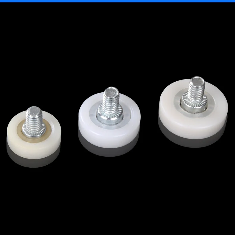 Белый Нейлоновый позиционный подшипник ящик шкаф раздвижная дверь шкив сделай