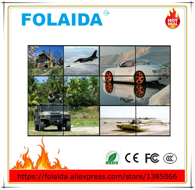 FOLAIDA 46 дюймов FLD LCD видео панель/видео настенный экран для Samsung мониторинга 05|paneling