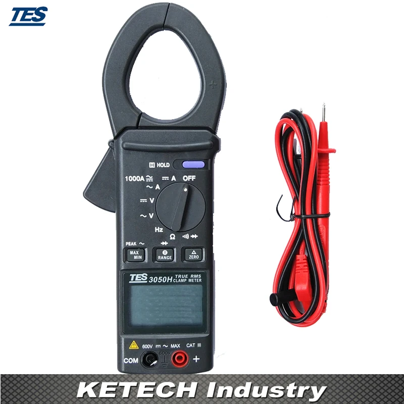 Цифровой trmc AC/DC Клещи удержание пикового значения измерения TES-3050