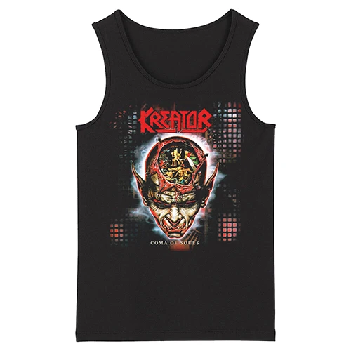 Todhoof Kreator Grindcore тяжелый металл скорость металла Thrash Deathcore мужские майки Азиатский размер - Цвет: 2