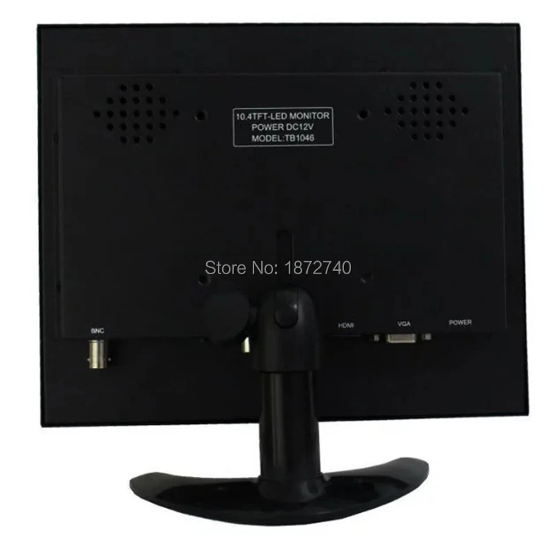 Металлический корпус 10 дюймов/10 4 дюймов BNC HDMI VGA AV-интерфейс hd-монитор ЖК-дисплей