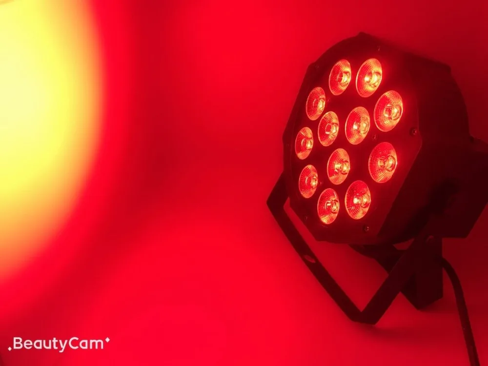 CREE RGBWA UV 12x18 Вт светодиодный плоский SlimPar Quad Luce 6в1 светодиодный DJ мыть Освещение сцены DMX luce делла лампада 6/10 channes
