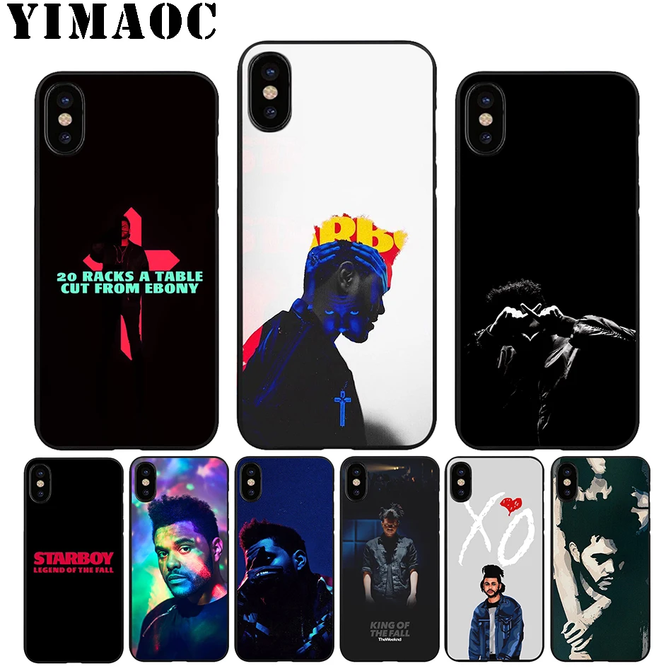 YIMAOC A55 Weeknd Starboy Мягкий силиконовый чехол для iPhone 11 Pro Xr Xs Max X или 10 8 7 6 6S Plus 5 5S SE |