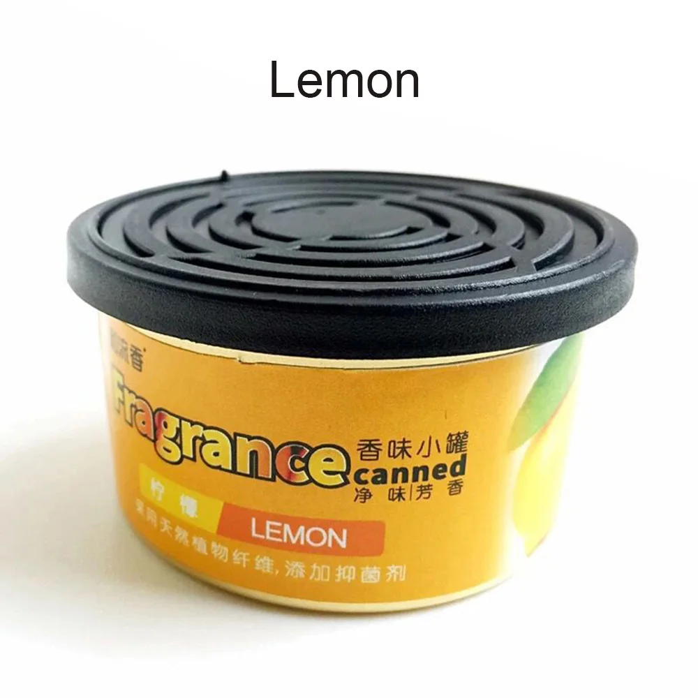 Lemon Освежитель воздуха для автомобиля с фруктовым ароматом, твердый освежитель воздуха, украшение на приборную панель автомобиля, украшение, аксессуар в подарок, духи для автомобиля - Название цвета: Lemon