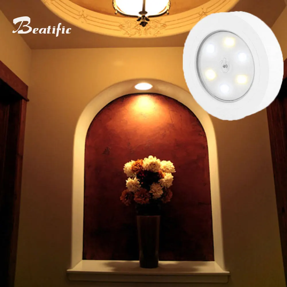 Настенные ниши для украшения светодиодный ночник батарея мощность кухонный шкаф