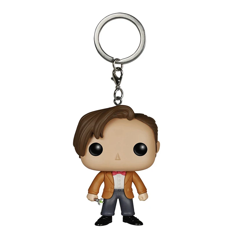 POP Doctor Who ADIPOSE TENTH ELEVEN двенадцатый брелок с надписью модель игрушка на кольцо для