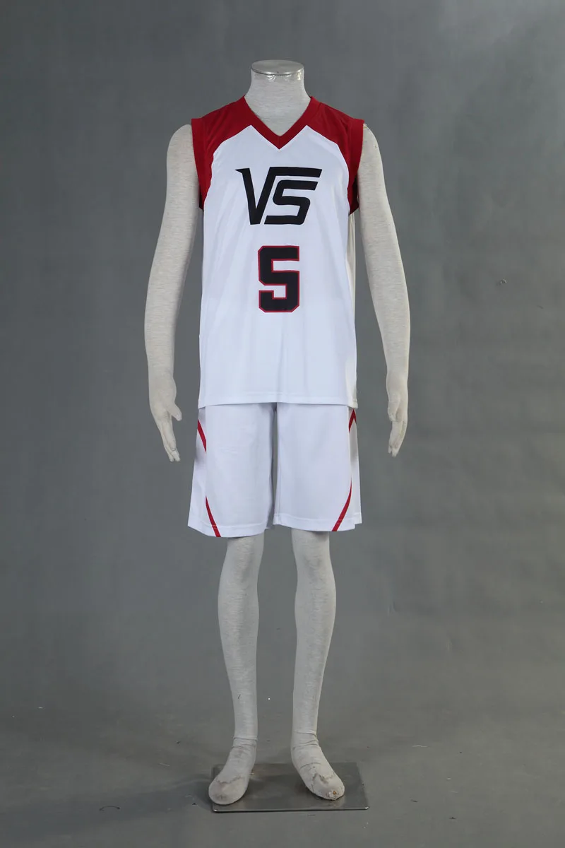Популярная игра COS из последней игры/Kuroko no Basuke Aomine Daiki NO.5/NO.6 косплей костюм топ
