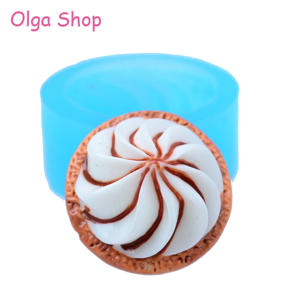 Бесплатная доставка 25мм взбитыми сливками глазурь формы силиконовые гибкая