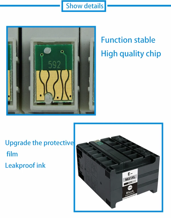 Совместимый картридж t8651 t8661 для принтера epson WF-M5190DW BAM/WF-M5191/WF-M5193/WF-M5690DWF/WF-M5690DWF BAM/WF-M5693