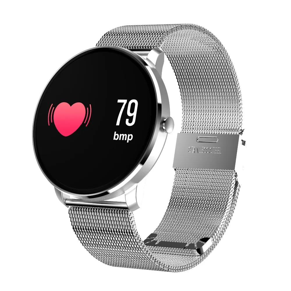 Smartch CF007s Smart Bracelet Colorful Screen Heart Rate Monitor Blood Pressure SMS Notification Sport Tracker | Электроника