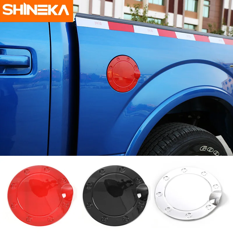 SHINEKA хром 3 цвета ABS крышка топливного бака газовой двери масляная дверь наклейка