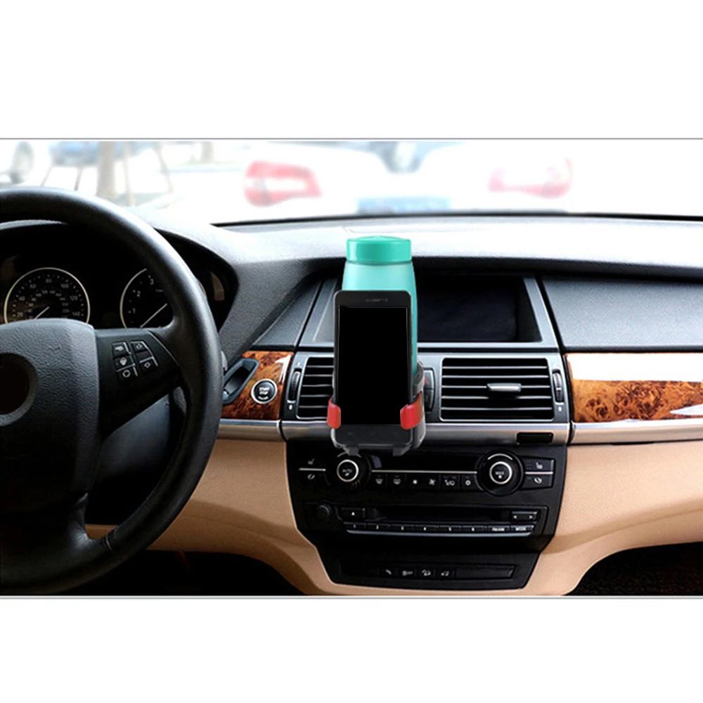 Car Cup Drink Holder Air Vent Outlet Interior Organizer Portable Vehicle Seat Gap Water Bottle Phone Stand | Автомобили и