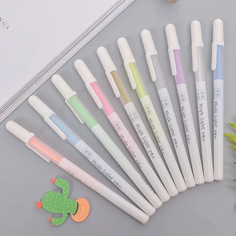 10 видов цветов разноцветные маркеры DIY цветная ручка художественное Рисование