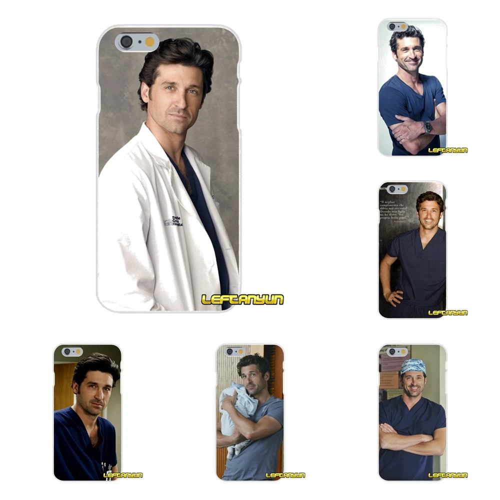Для iPhone X 4 4s 5 5S 5C SE 6 S 7 8 Plus Derek Shepherd GREYS Anatomy аксессуары чехлы для телефонов |