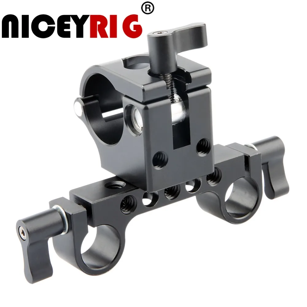 NICEYRIG 25 мм стержень зажим Rig для DJI Ronin M MX Freefly MOVI штативы стабилизатор 15 1/4 &quot3/8&quot