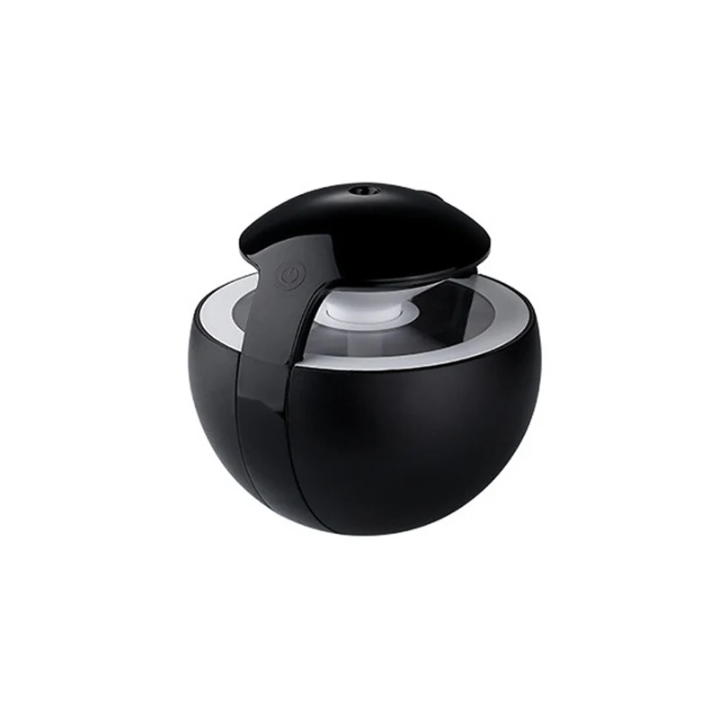 black TINTON LIFE, 450 мл, шариковый USB увлажнитель, семь цветов, Ночной светильник, таймер, увлажнитель воздуха, распылитель, увлажнитель воздуха для дома и офиса, увлажнитель воздуха - Цвет: black