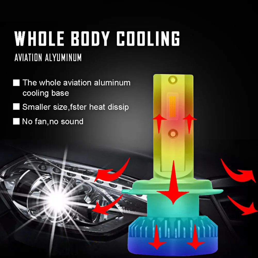 

2PCS 9006 HB4 800W Car COB LED Lamp Headlight Kit Car Beam Bulbs Super Bright fog light headlights for cars