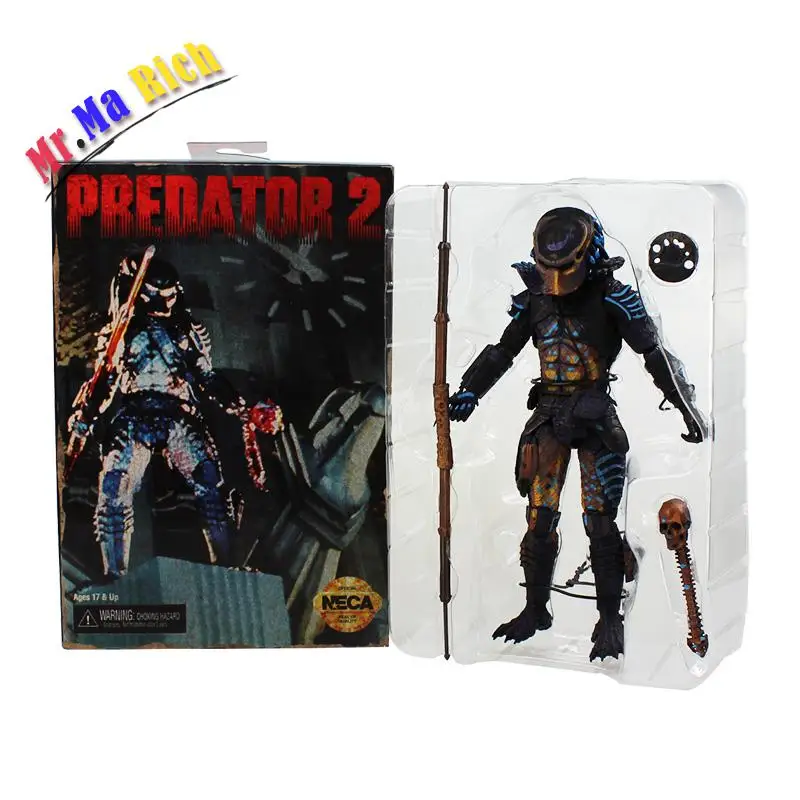 Neca Predator 2 ПВХ фигурки игрушки Коллекционная модель куклы Классическая Игрушка