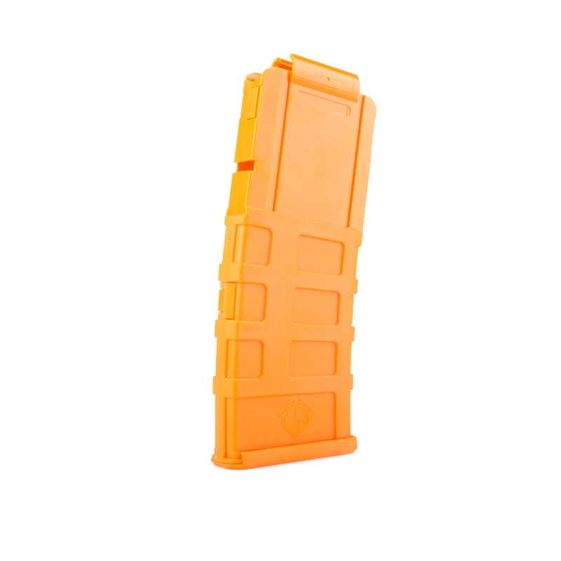 Оранжевый Рабочий мод 12-дартс Журнал Клип Замена для Nerf N-strike Элитная игрушка - Цвет: Оранжевый
