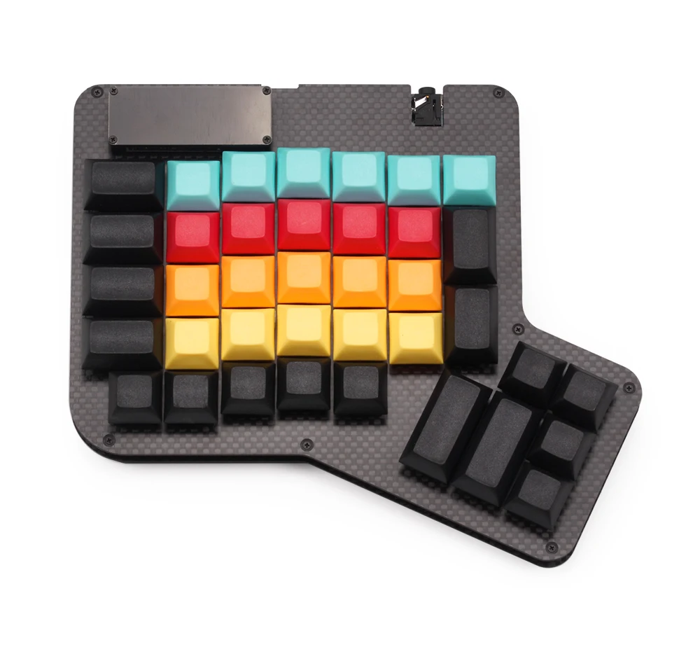 Ergodox pbt колпачки dsa pbt пустые колпачки для ergodox Механическая игровая клавиатура dsa профиль