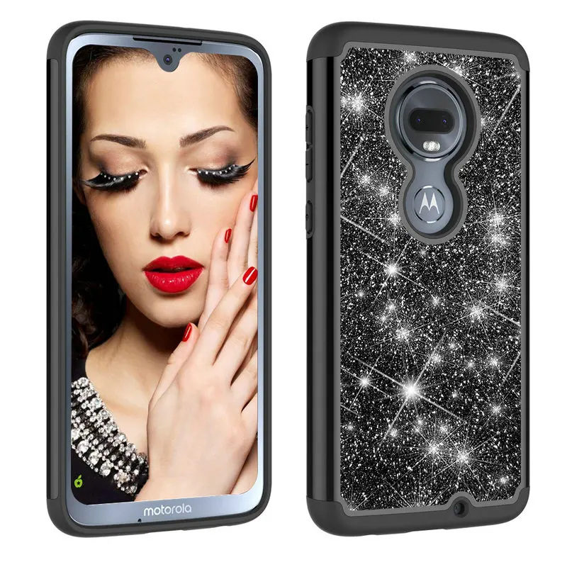 Роскошный блестящий чехол для Motorola G7 силиконовый пластиковый Moto Чехол G 7-й