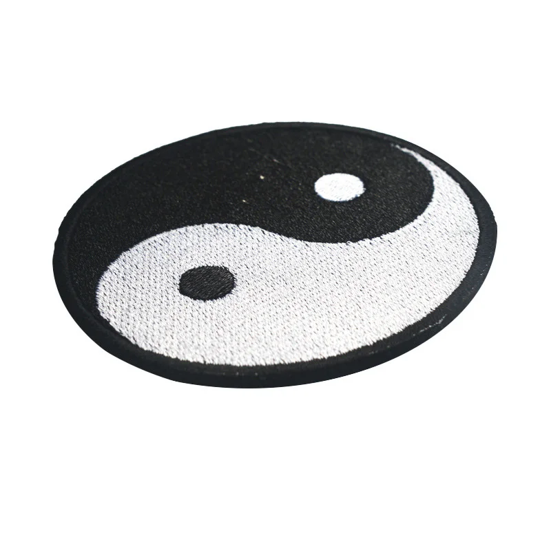 Пластырь с логотипом Tai Chi восемь рисунков значка Yin и Yang 3D вышивка аппликация