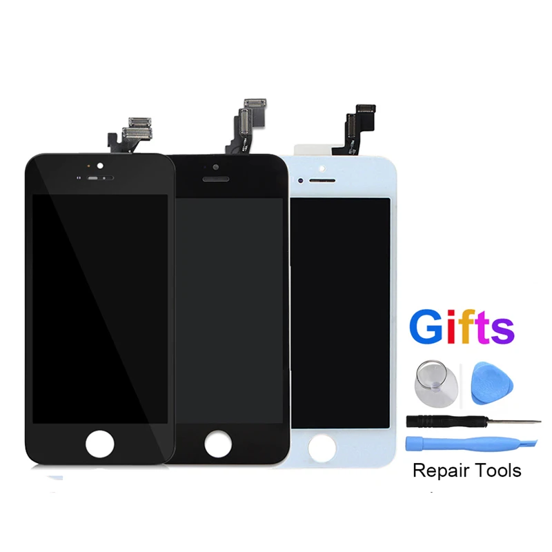 Новый ЖК дисплей класса AAA сенсорный экран дигитайзер сменный для iPhone 5 5S 5C с