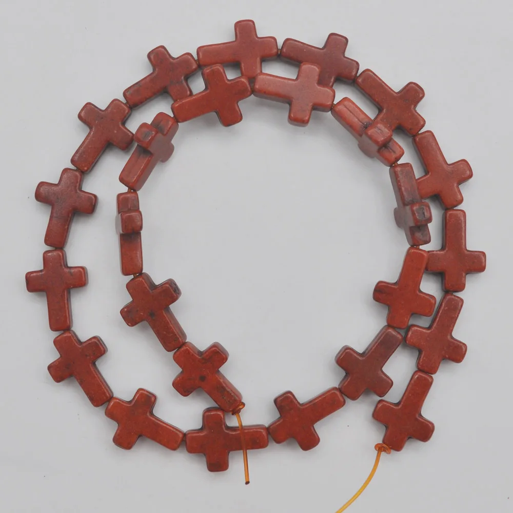 Коричневые свободные бусины Howlite 12x16 мм с перекрестной нитью 15 5 дюйма ювелирные