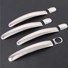 Крышка дверной ручки из нержавеющей стали для Volkswagen VW Jetta MK6 POLO 9N Tiguan Touran сидение Bora Skoda Octavia Fabia Rapid Yeti