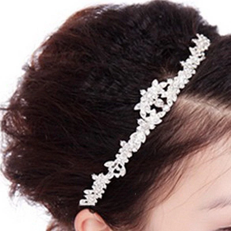 Элегантная Хрустальная корона свадебная для выпускного вечера бабочка цветок