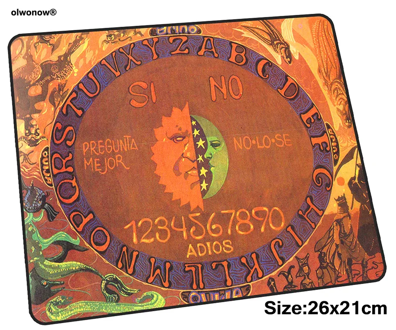Коврик для мыши ouija 26x21 см игровой коврик большой геймеров крутой новый