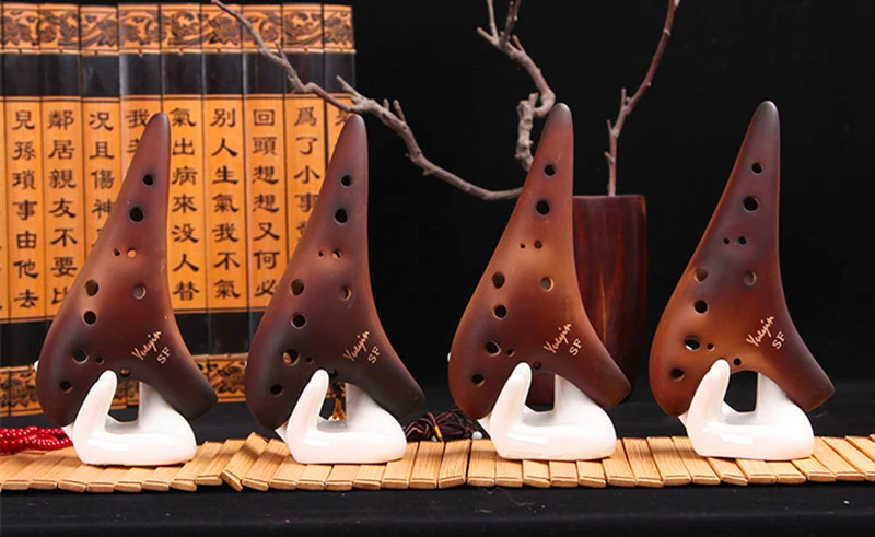 12 отверстий ocarina Zelda Alto C/Сопрано C F G флейта керамическая ocarina Instrumento musicales flauta profissional копченое сжигание 12 отверстий