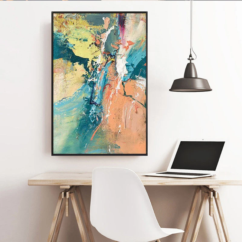 100% ручная роспись абстрактная картина маслом на холсте настенное искусство