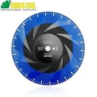 shdiatool 1pc 14350mm vacuum brazed diamond blade cutting disc for multi purpose cast iron rebar aluminum rescue diamond wheel