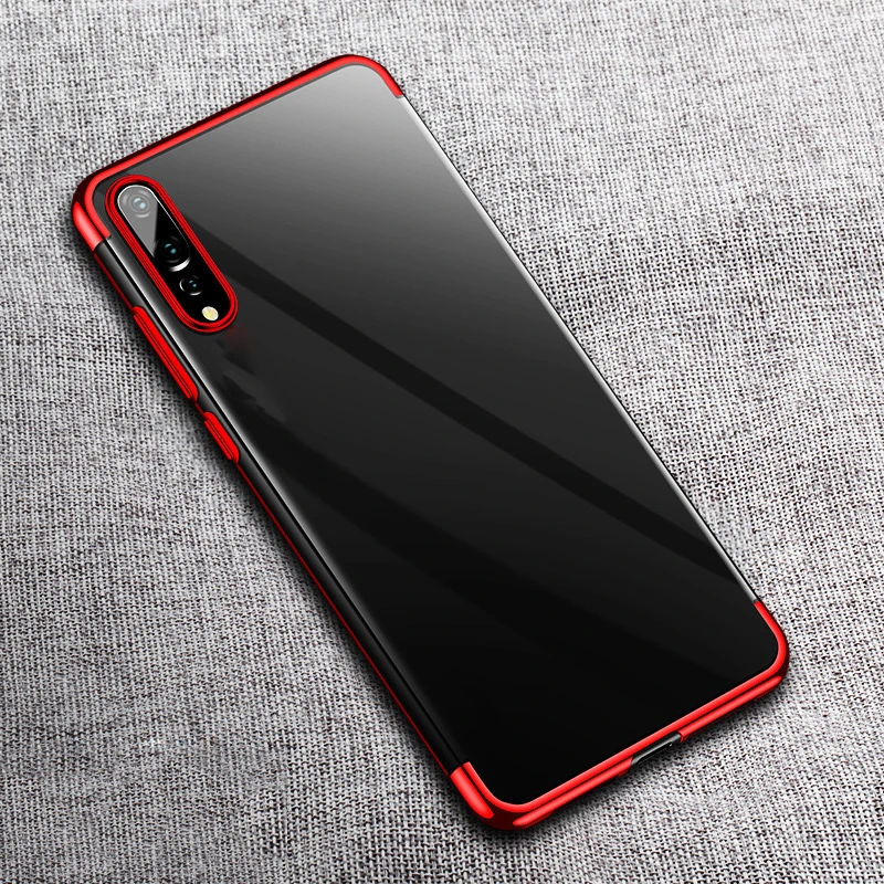 Чехол для Samsung Galaxy A70 роскошный мягкий прозрачный чехол с лазерным покрытием A10 A30
