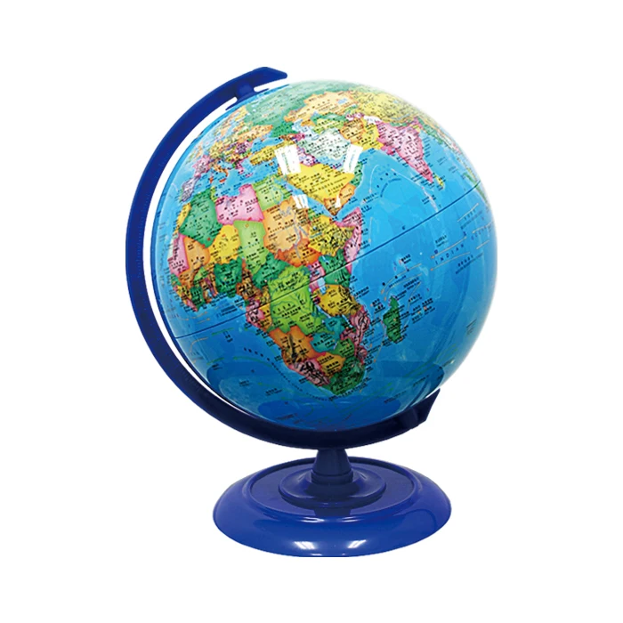 

Dia 20cm Hd Ocean Blue In Both English And Chinese Version Terrestrial Globe Student Furnishing Articles Educational Plastic
