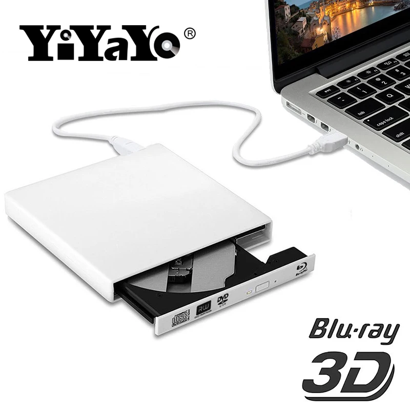 USB 3. 0 DVD RW записывающее устройство YiYaYo Bluray Drive BD ROM Blu ray привод CD проигрыватель для