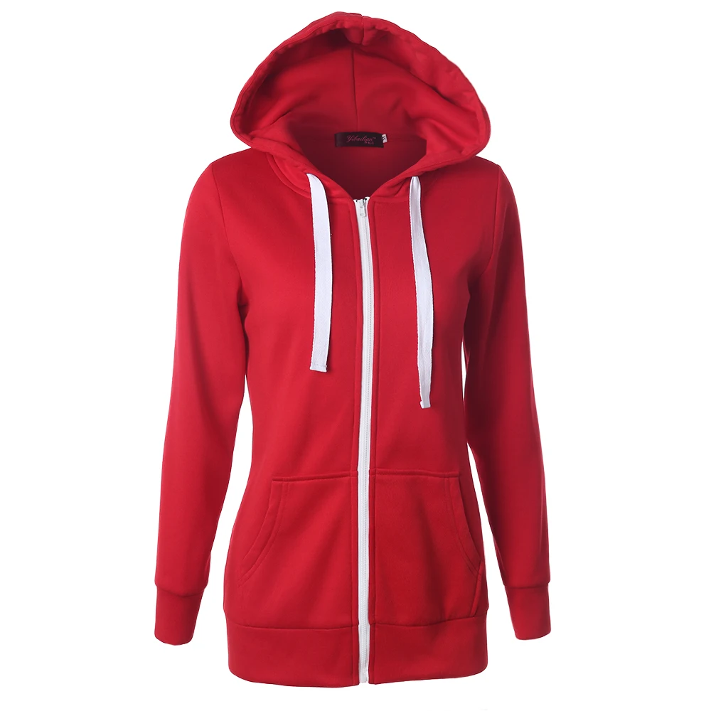 Юлии Повседневное с длинным рукавом Для Женщин Осеннее Пальто Куртка капюшоном