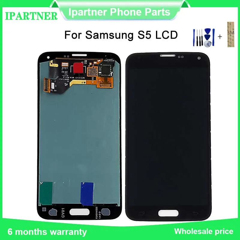 5 1 дюймовый супер OLED для Samsung Galaxy S5 i9600 G900 G900M ЖК дисплей кодирующий
